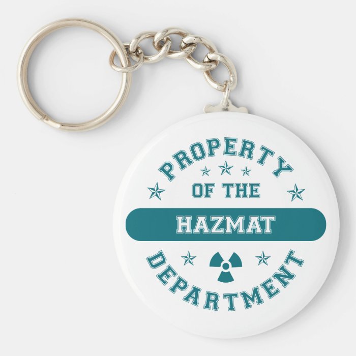 Property of the Hazmat Department Keychain