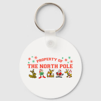 Property Of The North Pole Keychain