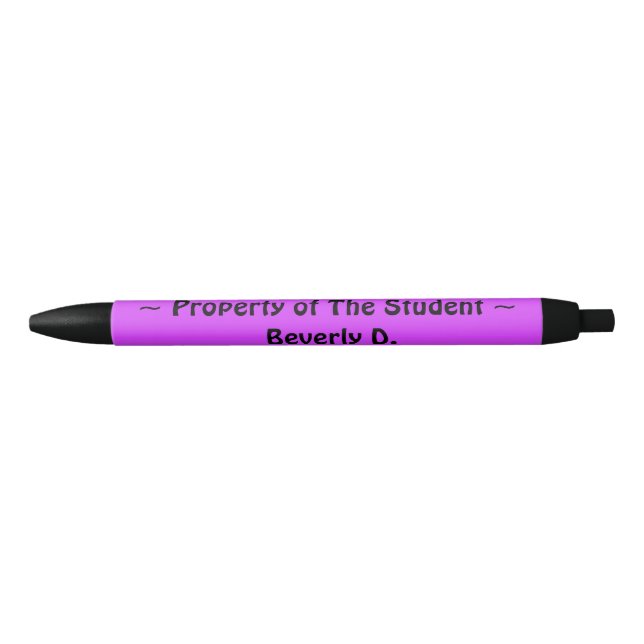 Property of The Student Pen (Front)