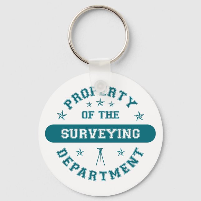 Property of the Surveying Department Keychain (Front)