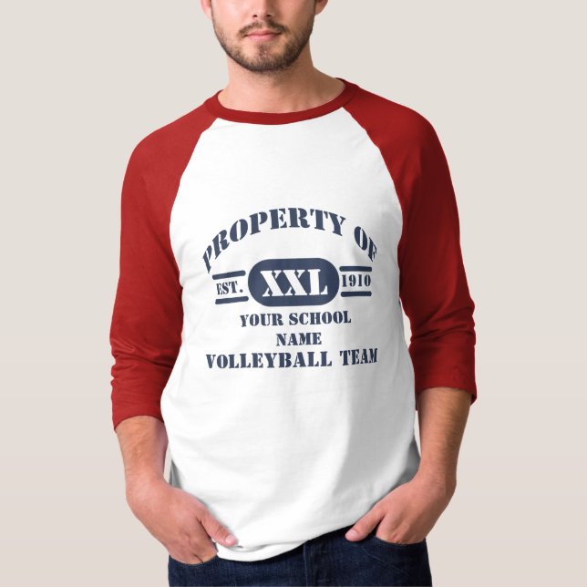 Property of Volleyball Team T-Shirt (Front)