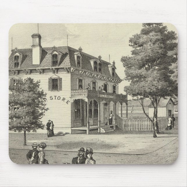 Property of Wm V Reid, Villa Park, NJ Mouse Pad (Front)