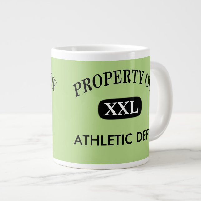 Property of XXL Your Name Giant Coffee Mug (Front Right)