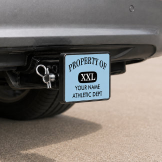 Property of XXL Your Name Hitch Cover