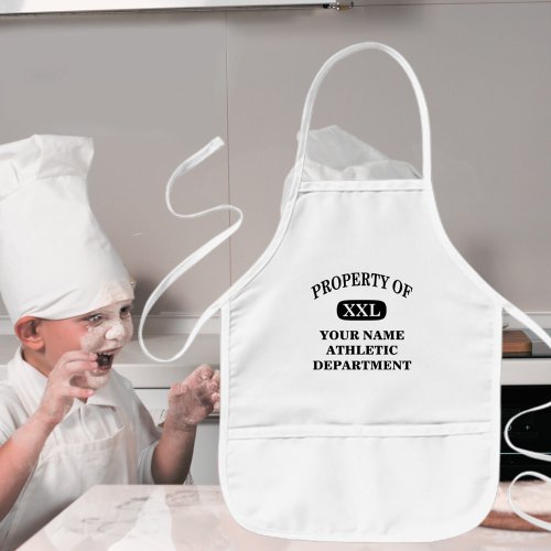 Property of XXL Your Name Kids Apron