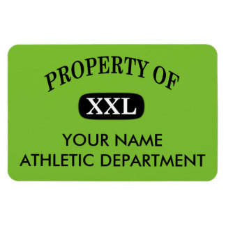 Property of XXL Your Name Magnet