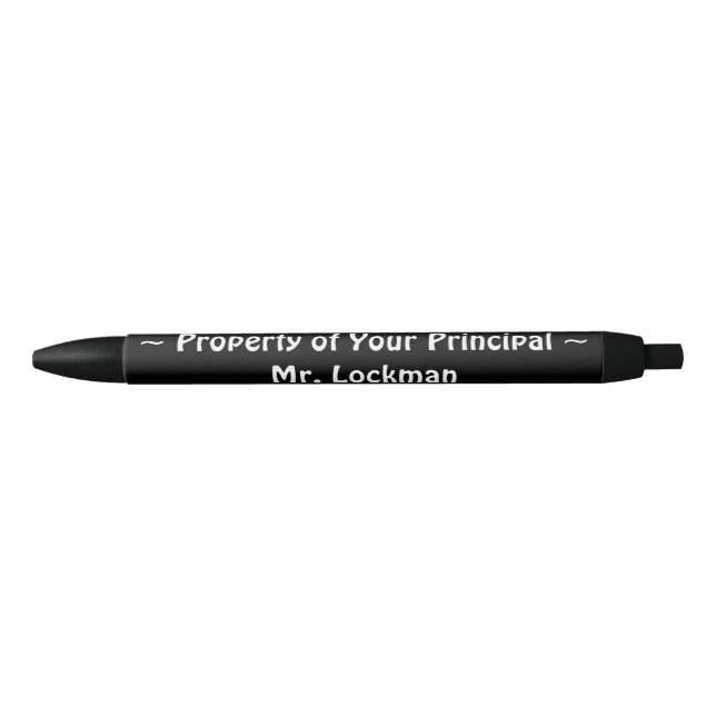 Property of Your Principal Pen (Front)