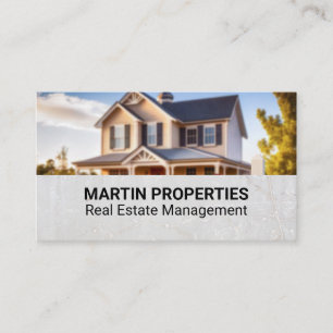 Property Rentals Investment Homes Business Card