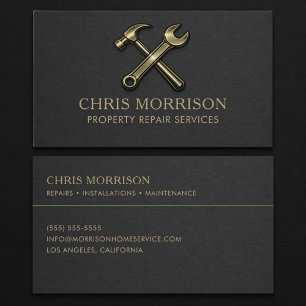 Property Repair Specialist Professional Business Card