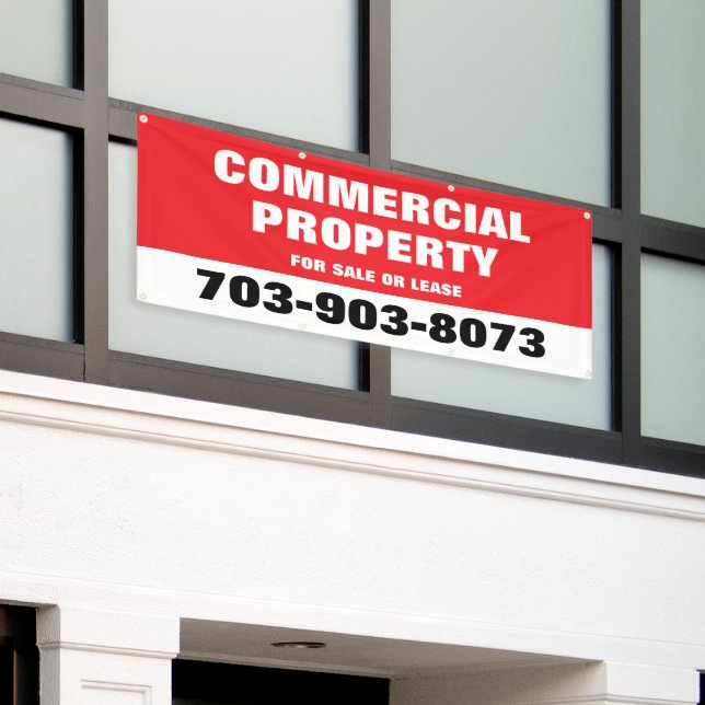 Property Sale Lease Custom Banner (Outside Building)
