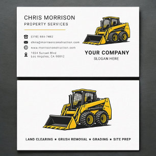 Property Services Construction Business Card