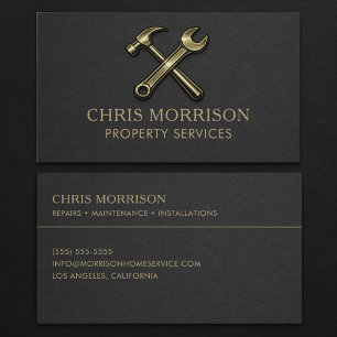 Property Services Professional Business Card