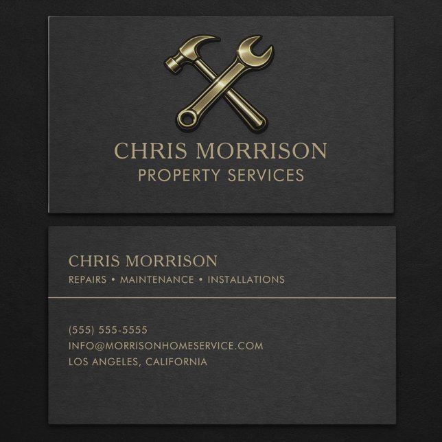 Property Services Professional  Business Card (Creator Uploaded)