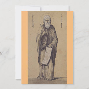 Prophet Elijah Father of Carmelites Thank You Card
