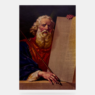 Prophet Moses on Mount Sinai – High-Fidelity Epic Acrylic Sign
