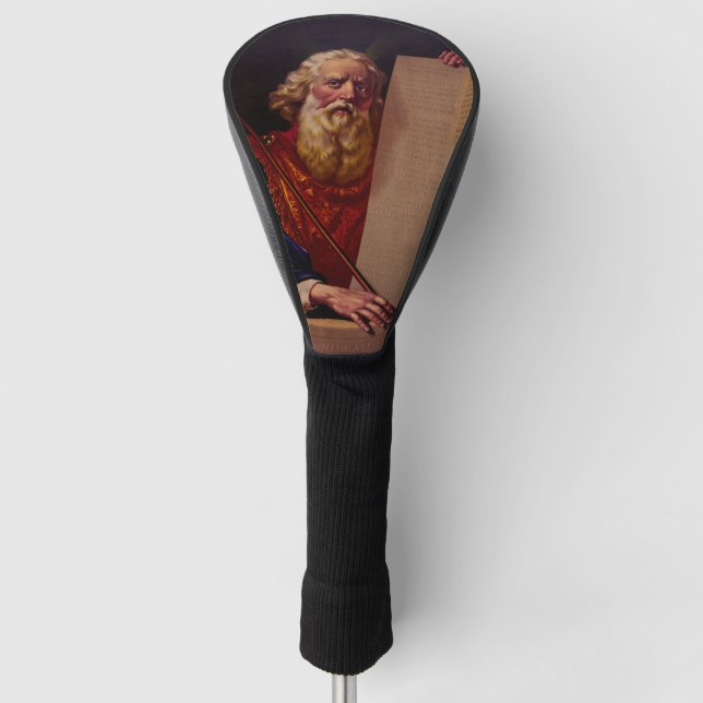 Prophet Moses on Mount Sinai – High-Fidelity Epic  Golf Head Cover (Front)