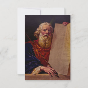 Prophet Moses on Mount Sinai – High-Fidelity Epic  Thank You Card