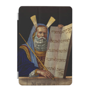 Prophet Moses with the Tablets of the Law Biblical iPad Mini Cover