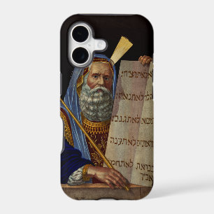 Prophet Moses with the Tablets of the Law iPhone 17 Case