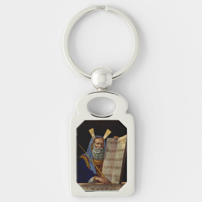 Prophet Moses with the Tablets of the Law  Keychain (Front)