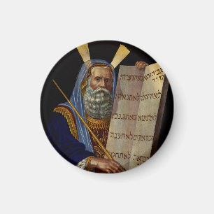 Prophet Moses with the Tablets of the Law  Magnet