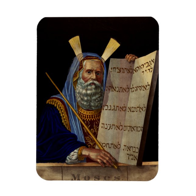 Prophet Moses with the Tablets of the Law  Magnet (Vertical)