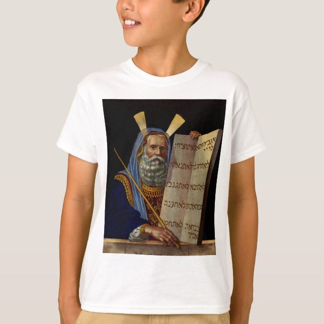 Prophet Moses with the Tablets of the Law  T-Shirt (Front)