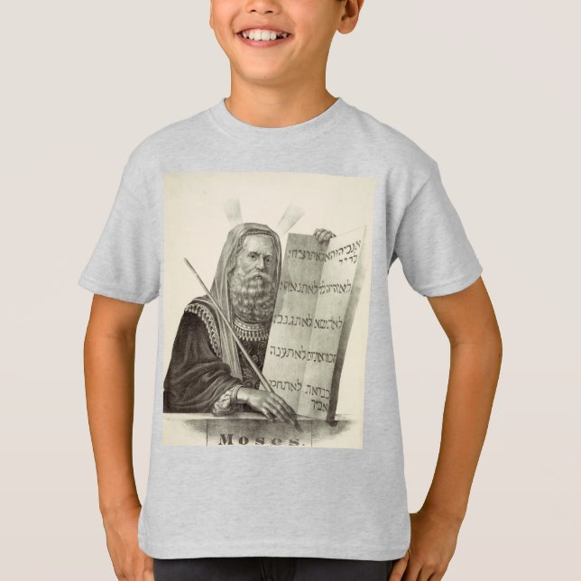Prophet Moses with the Tablets of the Law T-Shirt (Front)