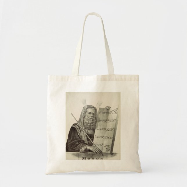 Prophet Moses with the Tablets of the Law Tote Bag (Front)