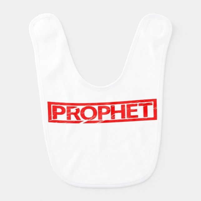 Prophet Stamp Baby Bib (Front)