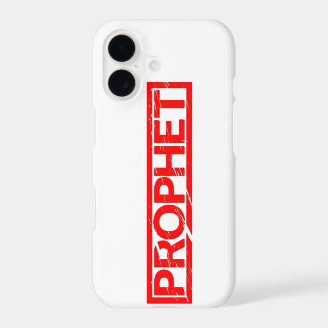 Prophet Stamp Iphone Case (Back)