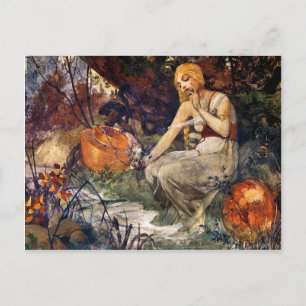 Prophetess by Alfons Mucha 1896 Postcard