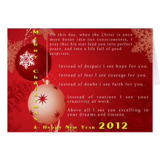 Prophetic wishes cards