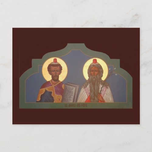 Prophets Moses and Aaron Prayer Card