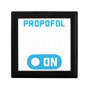 Propofol Delivery Mode On Anesthesia Anesthetist Gift Box