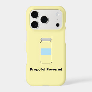 Propofol Powered – Funny Anesthesiologist Humor iPhone 17 Pro Case