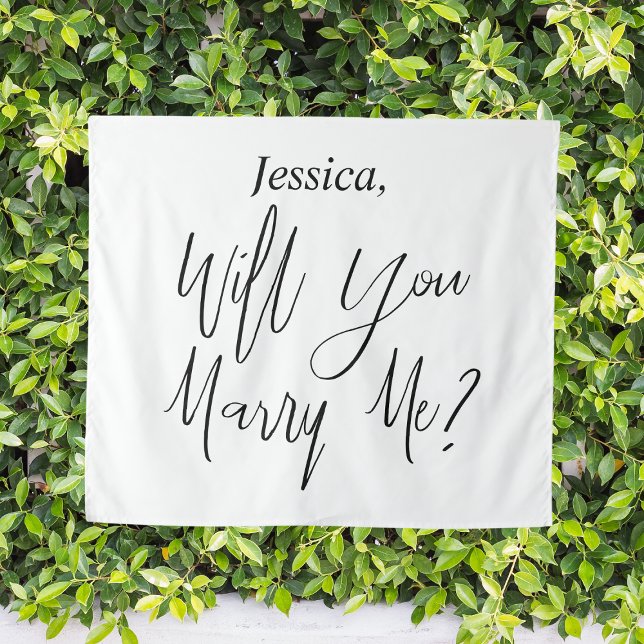 Proposal Backdrop Custom Name Will You Marry Me (Proposal Backdrop Custom Name Will You Marry Me
)