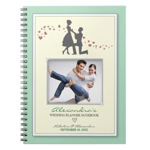 Proposal Brides Wedding Planner Notebook mint