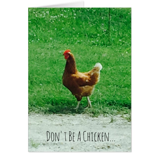 Proposal Don’t Be A Chicken Marry Me! 4.25" x 5.5" Cards (Front)