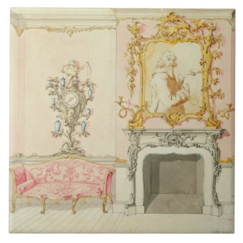 Proposal for a drawing room interior 1755_60 wc ceramic tile