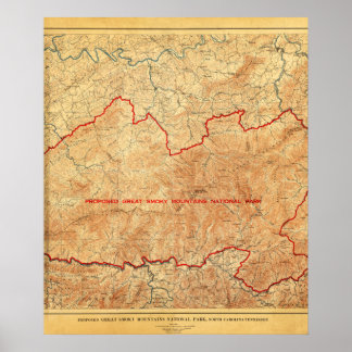 Proposal for Great Smoky Mountains National Park Poster