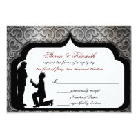 Proposal Gay Wedding/Ceremony RSVP Cards