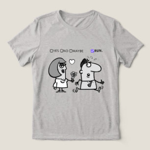 Proposal Gone Wrong – Funny Cartoon Design Tri-Blend Shirt