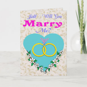 Proposal Of Marriage Valentine Card