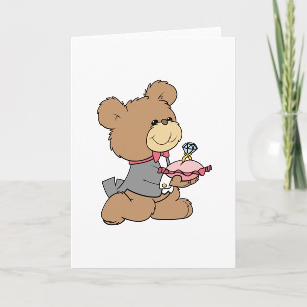 ring bearer teddy bear