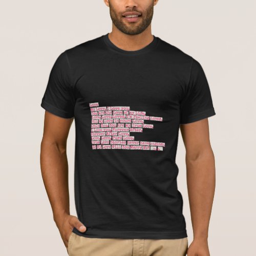 Proposal Will You Marry Me T_Shirt