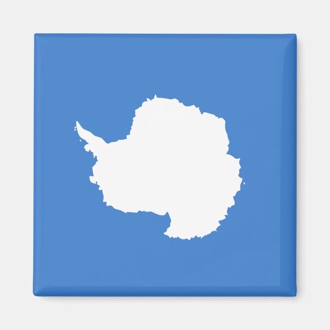 Proposed Flag of Antarctica (by Graham Bartram) Magnet (Front)