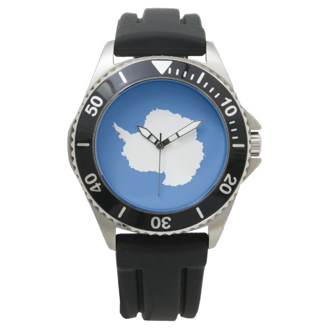 Proposed Flag of Antarctica (by Graham Bartram) Watch (Front)