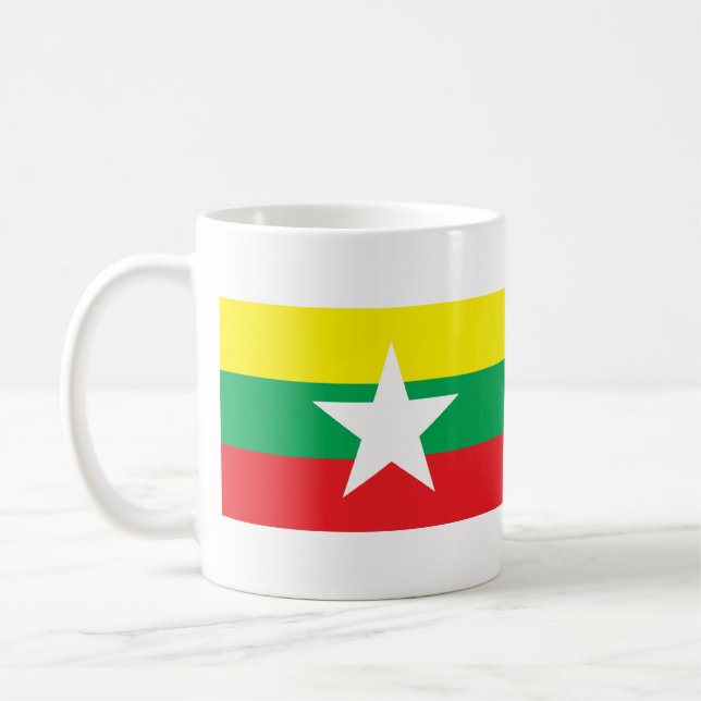 Proposed Myanmar Flag 2007 Coffee Mug (Left)