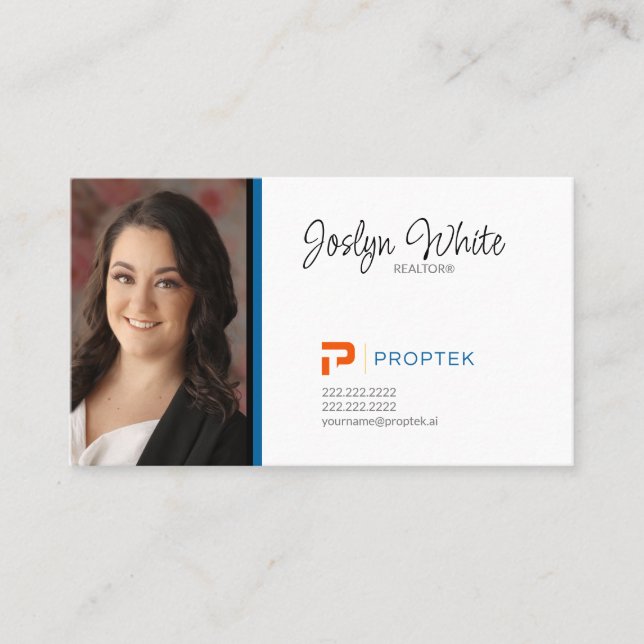 PropTek Real Estate | Business Card (Front)